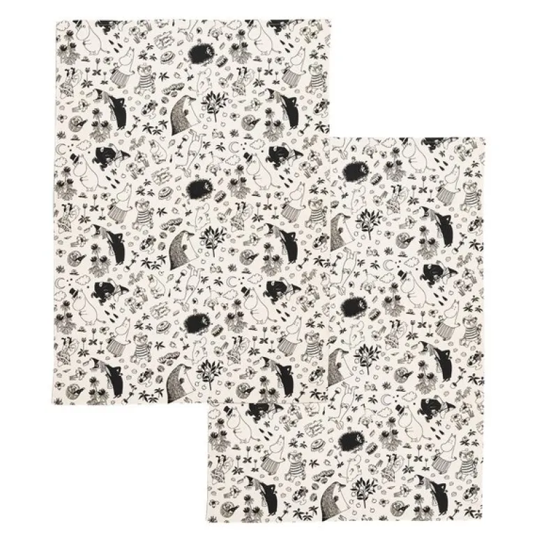 Mummi kjøkkenhåndkle 50x70 cm 2 stk offwhite