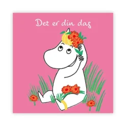 Mummi kort dobbelt Det er din dag rosa