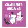 Mummi kort dobbelt Gratulerer mrs og mr lilla
