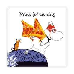 Mummi kort dobbelt Prins for en dag hvit