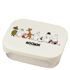 Mummi matboks metall 17,5x13,5 cm familie beige