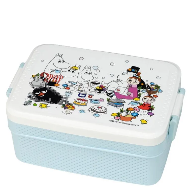 Mummi piknik matboks 18,5x12 cm blå