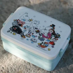 Mummi piknik matboks 18,5x12 cm blå