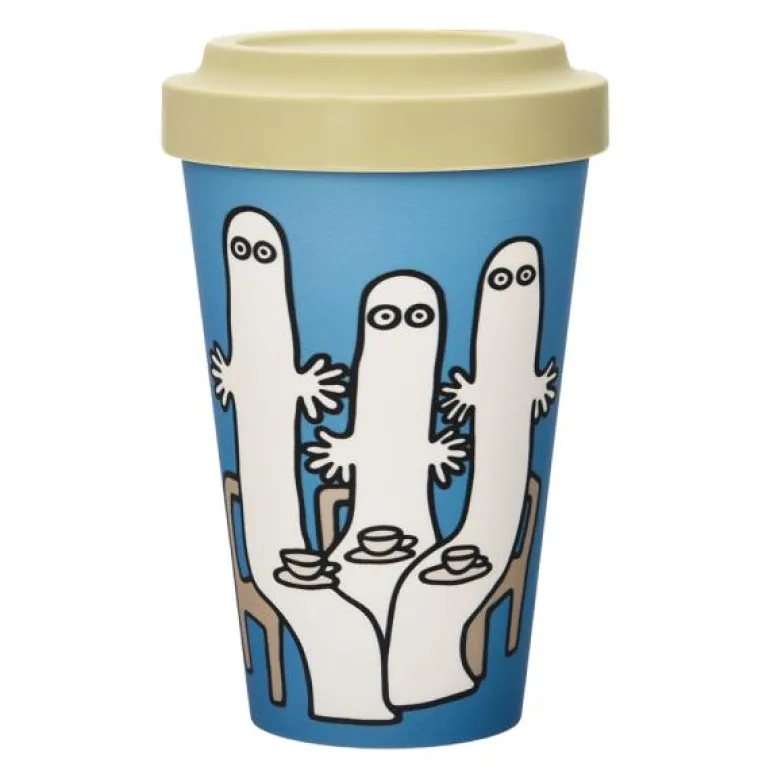 Mummi reisekopp 45 cl Hattifnattene tetid blå