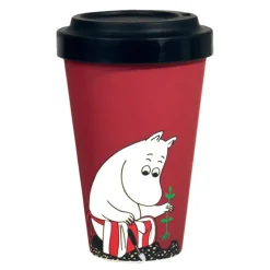 Mummi reisekopp 45 cl Mummimamma jobber i hagen rød