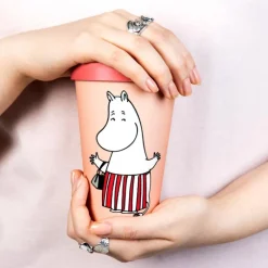 Mummi reisekopp 45 cl Mummimamma i sommerstemning beige