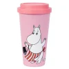 Mummi reisekopp 45 cl Mummimamma med Mummitrollet rosa