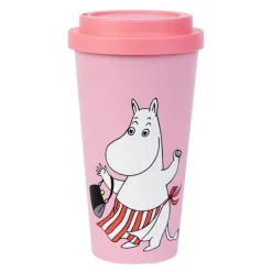 Mummi reisekopp 45 cl Mummimamma med Mummitrollet rosa
