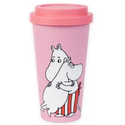 Mummi reisekopp 45 cl Mummimamma med Mummitrollet rosa