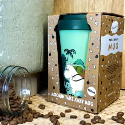 Mummi reisekopp 45 cl Mummitroll på eventyr grønn