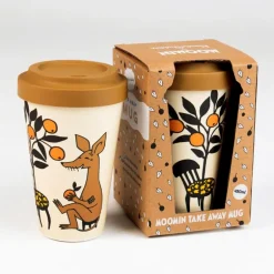 Mummi reisekopp 45 cl Sniff spiser appelsiner beige