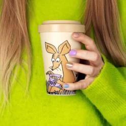 Mummi reisekopp 45 cl Sniff teller penger beige