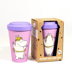 Mummi reisekopp 45 cl Snorkfrøken rokkering rosa