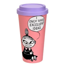 Mummi take away kopp 45 cl leende Lille My bærrød
