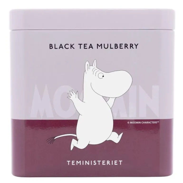 Mummi teboks Mummitrollet svart te morbær 250g