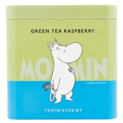 Mummi teboks Mummitrollet grønn te bringebær 250g