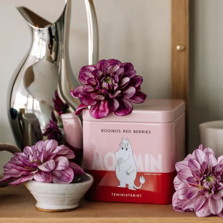 Mummi teboks Snorkfrøken rooibos te røde bær 250g