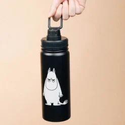 Mummi termoflaske 0,55L Mummitroll sint svart