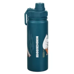 Mummi termoflaske 0,55L Mummitroll og Snusmumrikken camping blå