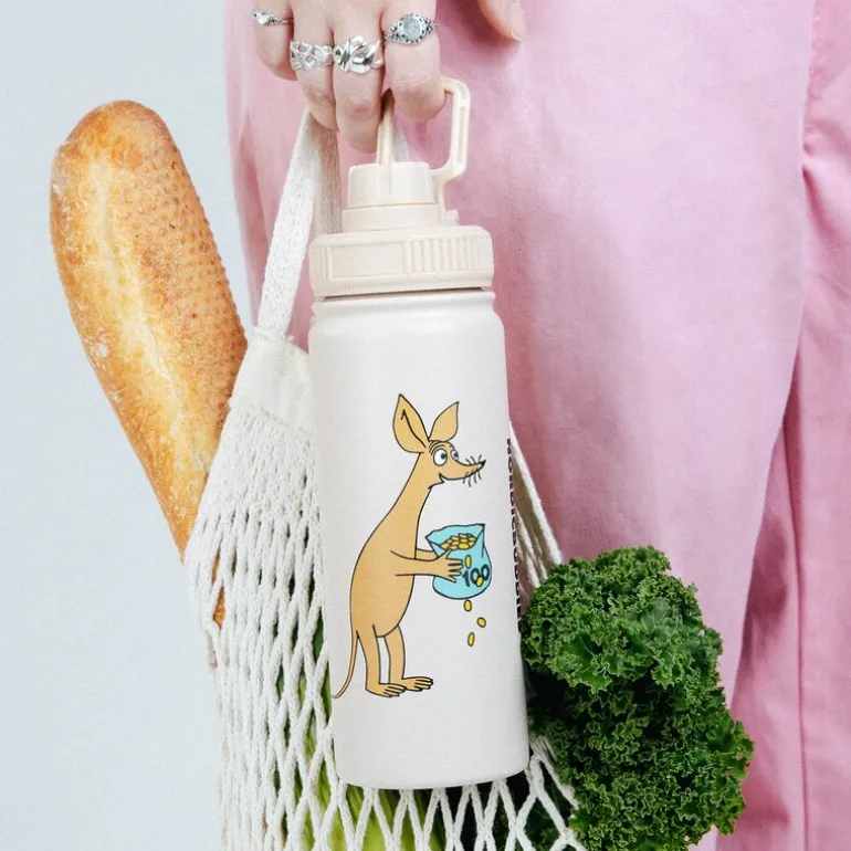 Mummi termoflaske 0,55L Sniff beige