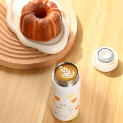 Mummi termokopp 20 cl blomster hvit