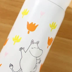 Mummi termokopp 20 cl blomster hvit