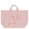 Mummi totebag Kjærlighet rosa