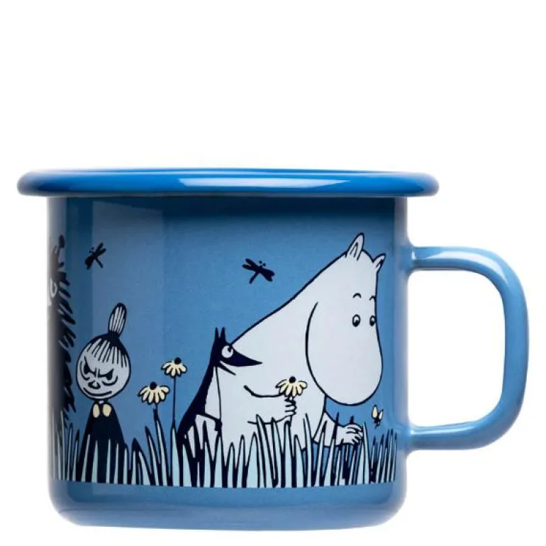 Mummikopp Emalje 25 cl blå