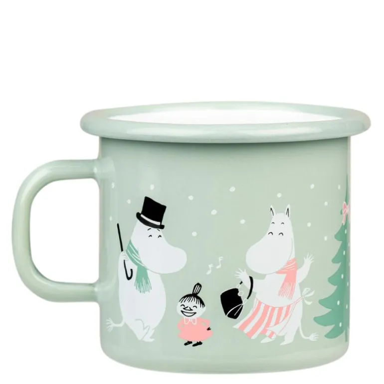 Mummikopp Emalje 25 cl festen grønn