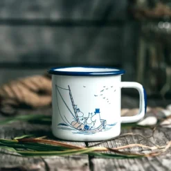 Mummikopp Emalje 37 cl sjømenn hvit