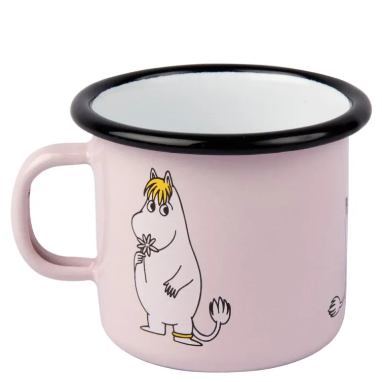 Mummikopp Emalje 25 cl Snorkfrøken rosa