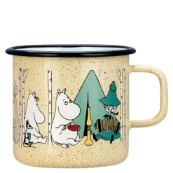 Mummikopp Emalje 80 cl telttur gul