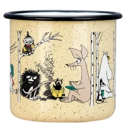 Mummikopp Emalje 80 cl telttur gul