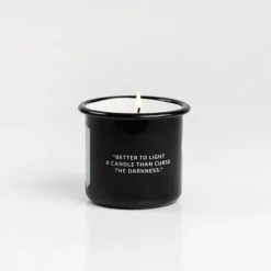 Mummikopp Emalje m/lys Amnesty 37 cl svart