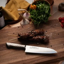 MVS santokukniv 17,5 cm sølv