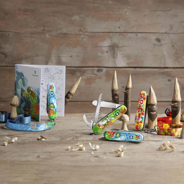 My first victorinox lommekniv 9 funksjoner flamingo