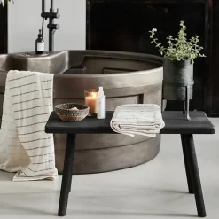 Nadi benk 81x43x38 cm svart