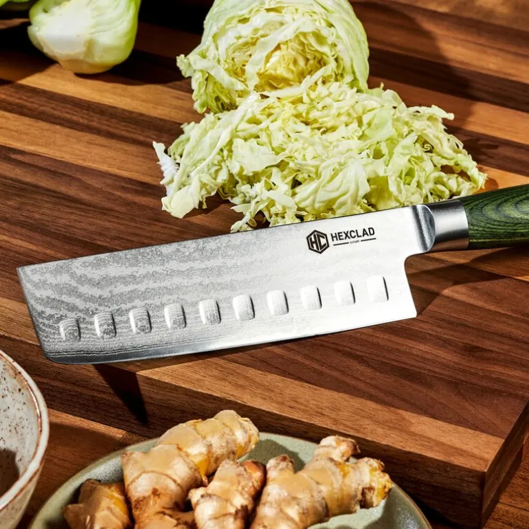 Nakirikniv grønnsakskniv 16 cm damask