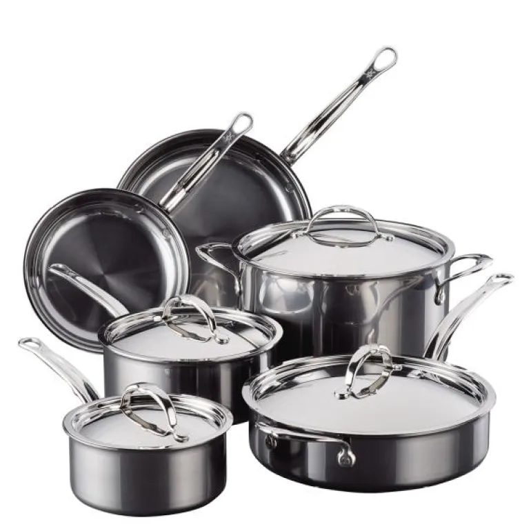 Nanobond grytesett 10 deler stål