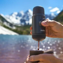 Nanopresso bærbar espressomaskin grå