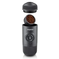 Nanopresso bærbar espressomaskin grå