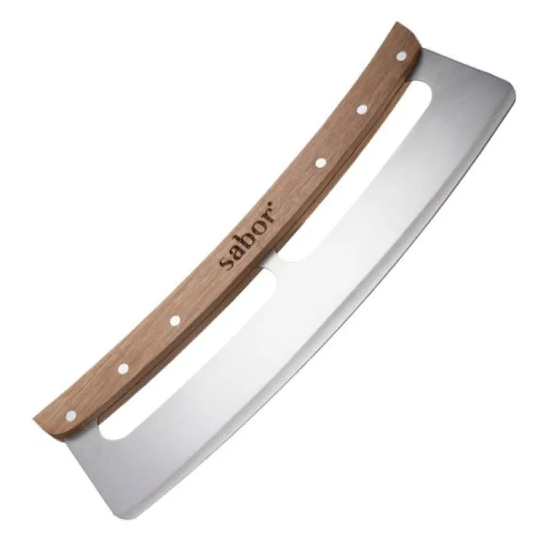 Napo pizzakutter 35 cm natur/børstet