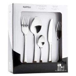 Napoli bestikksett 72 deler rustfritt stål