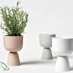 Nappula blomsterpotte 19x12,5 cm beige