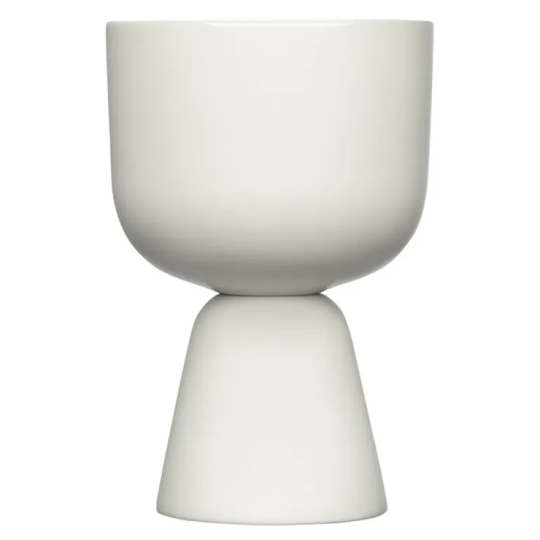 Nappula blomsterpotte 19x12,5 cm hvit