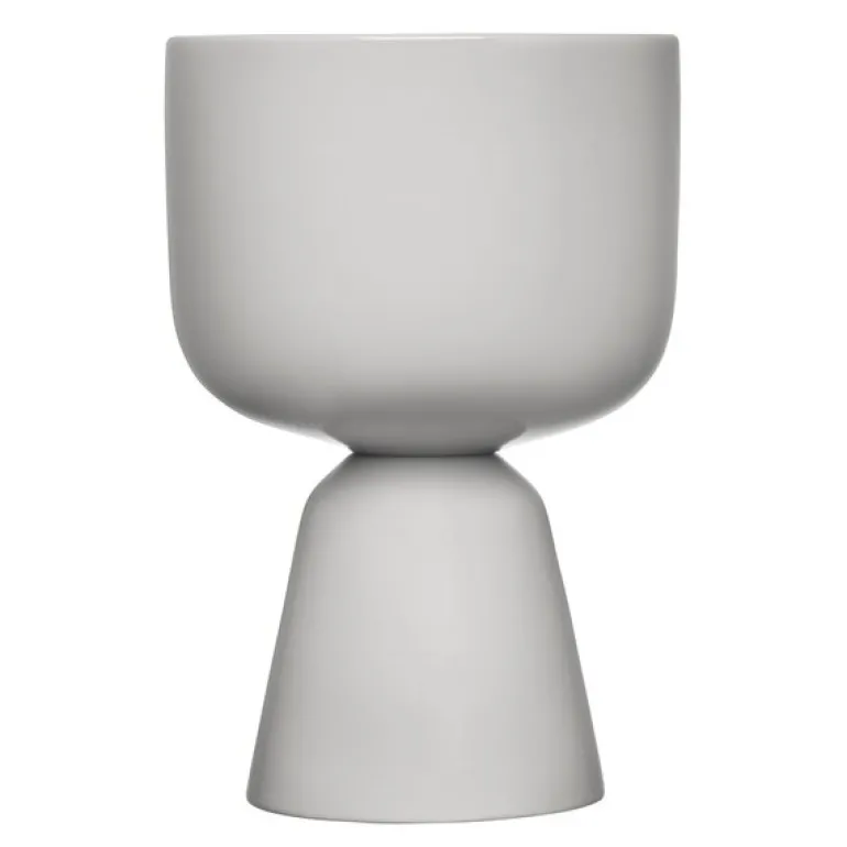 Nappula blomsterpotte 23x15,5 cm lysgrå