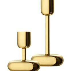 Nappula lysestake 10,7 cm messing