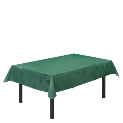 Natale juleduk i damask 150x320 cm grønn