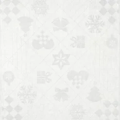 Natale juleserviett i stoff 45x45 cm offwhite