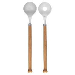 Nature salatbestikk 2 stk tre/rustfri